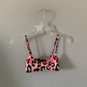 Pretty little thing cheetah bikini top